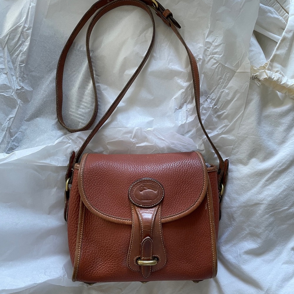 Dooney & Bourke Vintage All-Weather Leather Caramel Crossbody